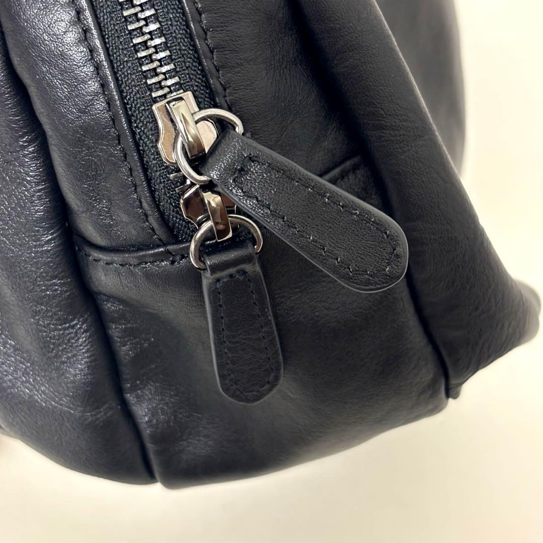 極美品 イアパピヨネ コロンボストンバッグ 黒