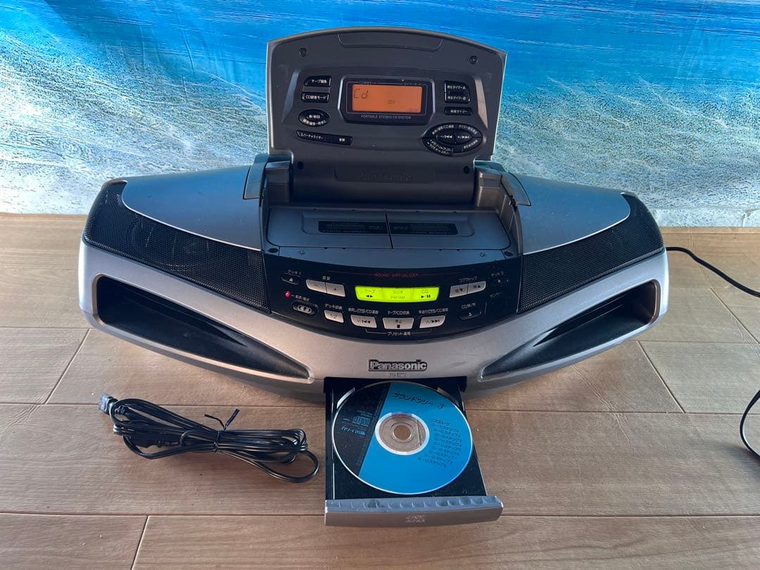 パナソニックRX-ED75コブラトップCD ラジカセ　昭和レトロ　動作品中古