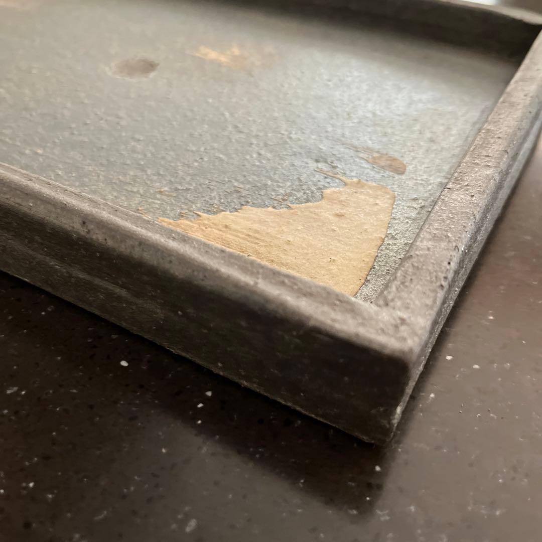 信楽焼　リバーシブル　角皿　お皿　食器