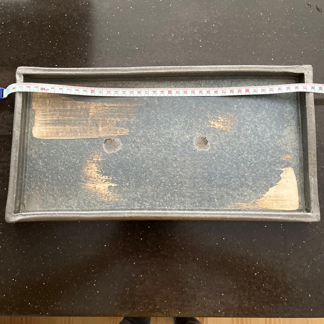 信楽焼　リバーシブル　角皿　お皿　食器