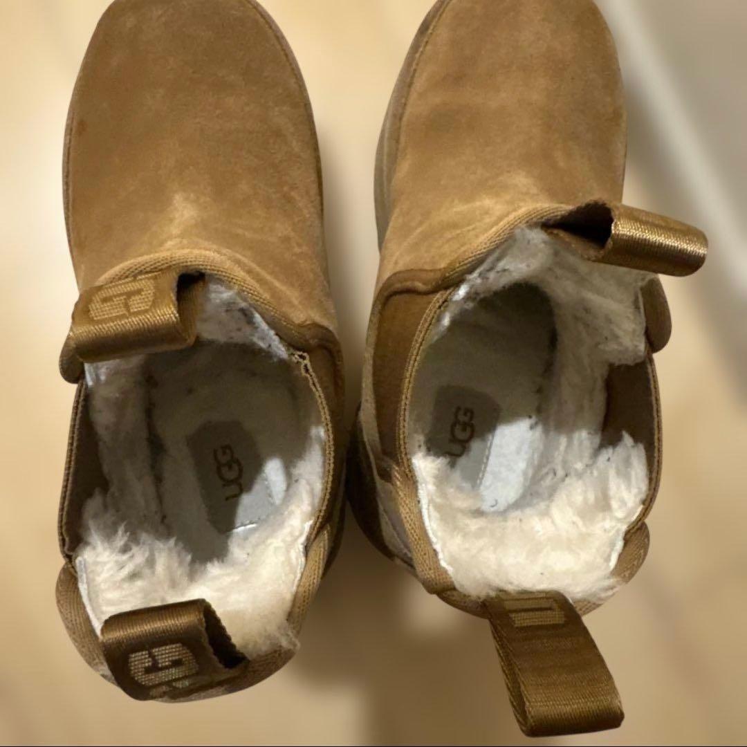 UGGムートンブーツ プラットフォーム チェスナット23cm