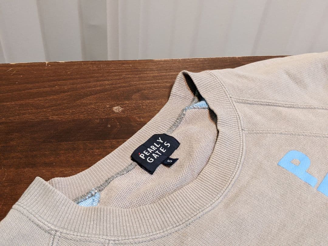 パーリーゲイツ　コットン　トレーナー　プルオーバー　ゴルフ　ウェア スウェット