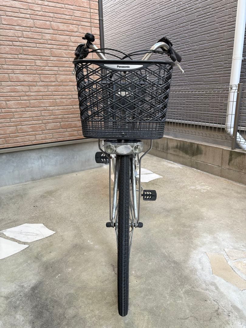 電動アシスト自転車 シティタイプ シルバー