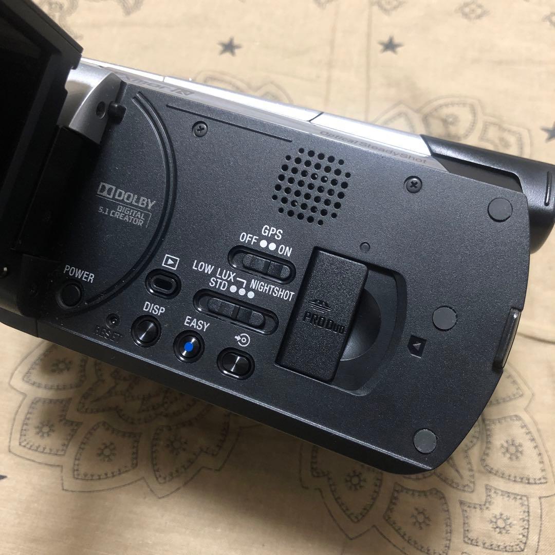 美品 SONY HDR-XR500V GPS ナイトショット機能 ビデオカメラ
