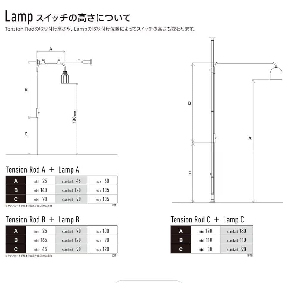 【新品未使用】ドローアライン テンションロッド B＋ランプ B