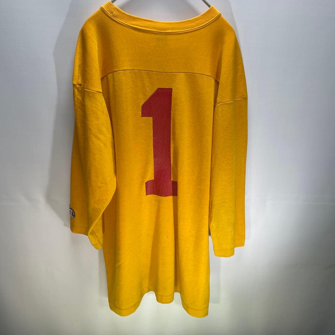 チャンピオン　80S トリコタグ前期　フットボールシャツ　50/50 サイズM