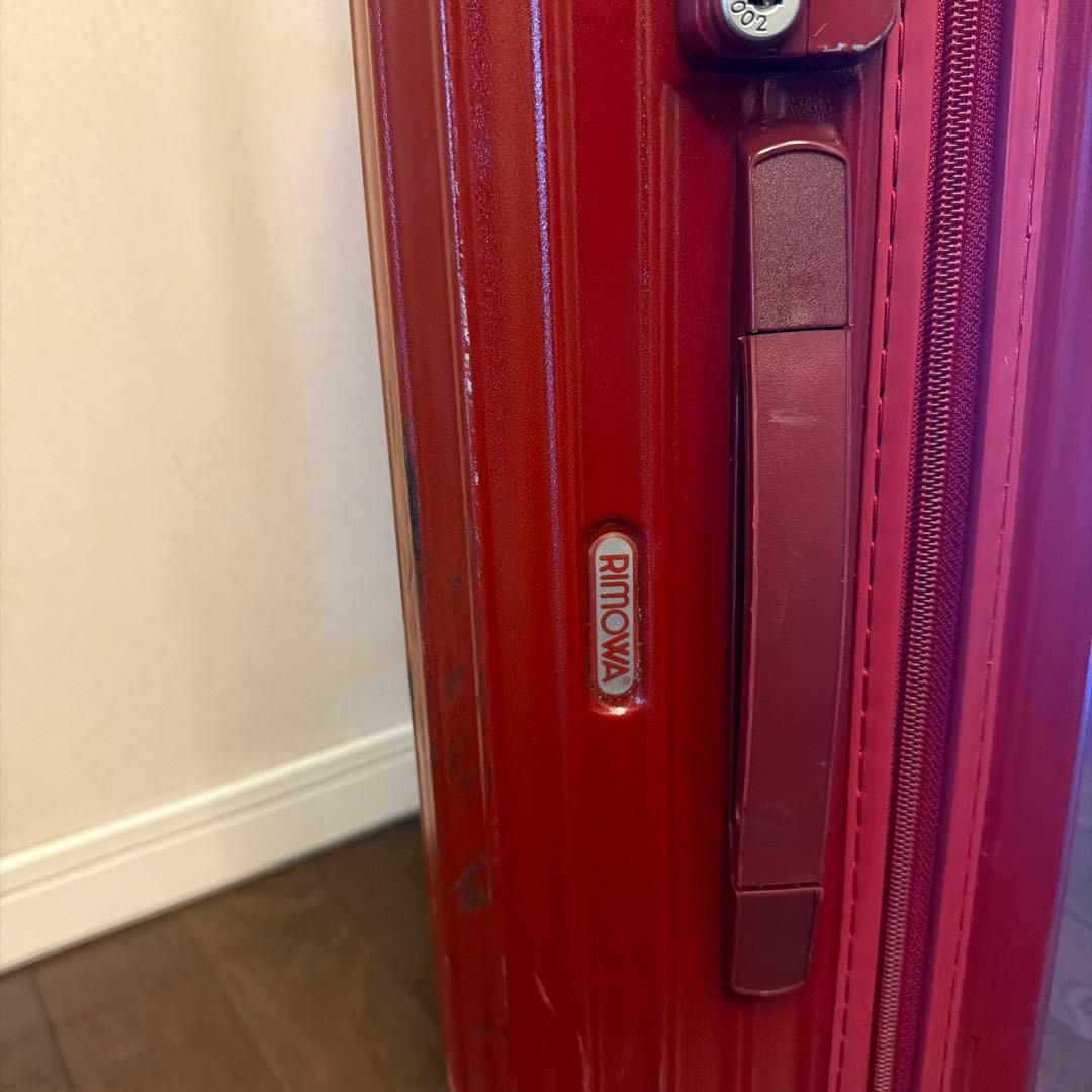 RIMOWA レッドキャリーケース 機内持ち込み　サルサ　salsa