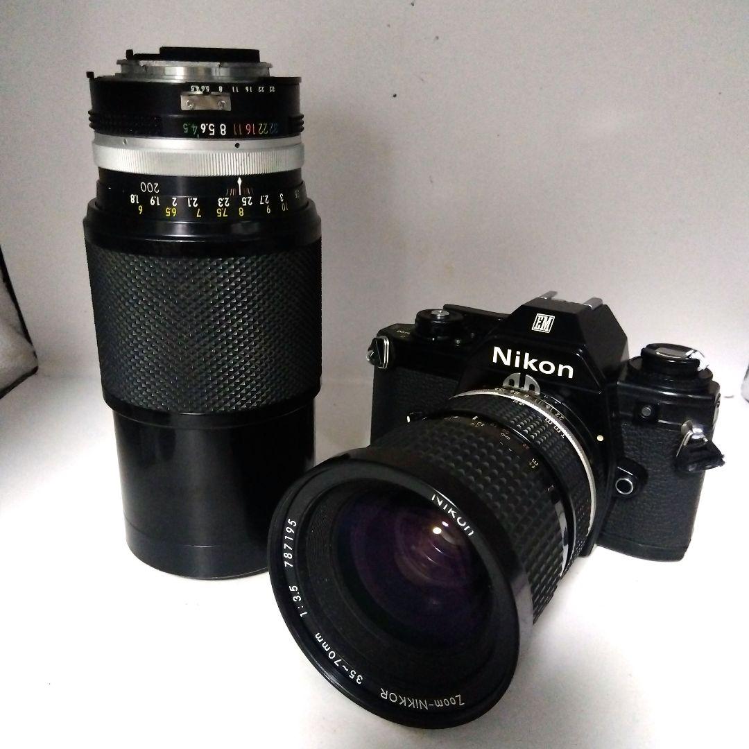 Nikon EM＋レンズ２本！フィルムカメラセット