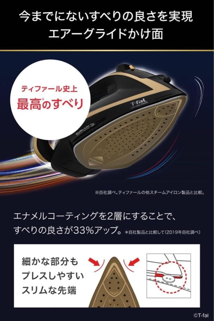 ティファール パワフルスチーム スチームアイロン アルティメット 6828