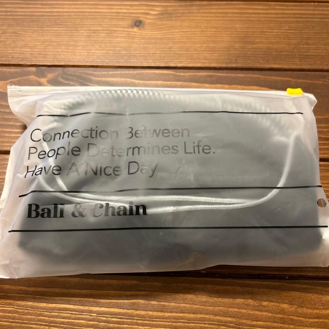 ボールアンドチェーン ポケモン ピカチュウ エコバッグ ブラック Lサイズ