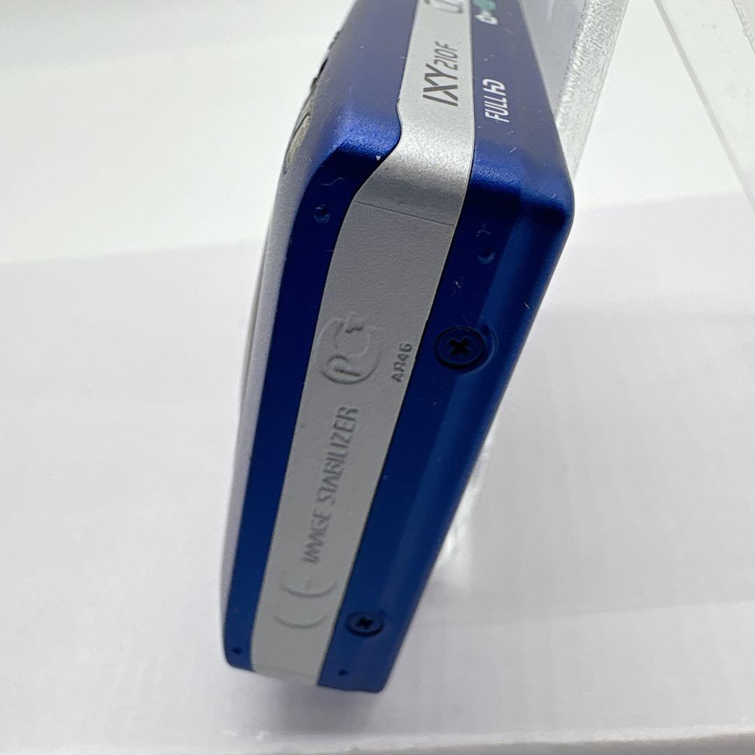 Canon IXY 210F デジタルカメラ ブルー バッテリーチャージャー付き