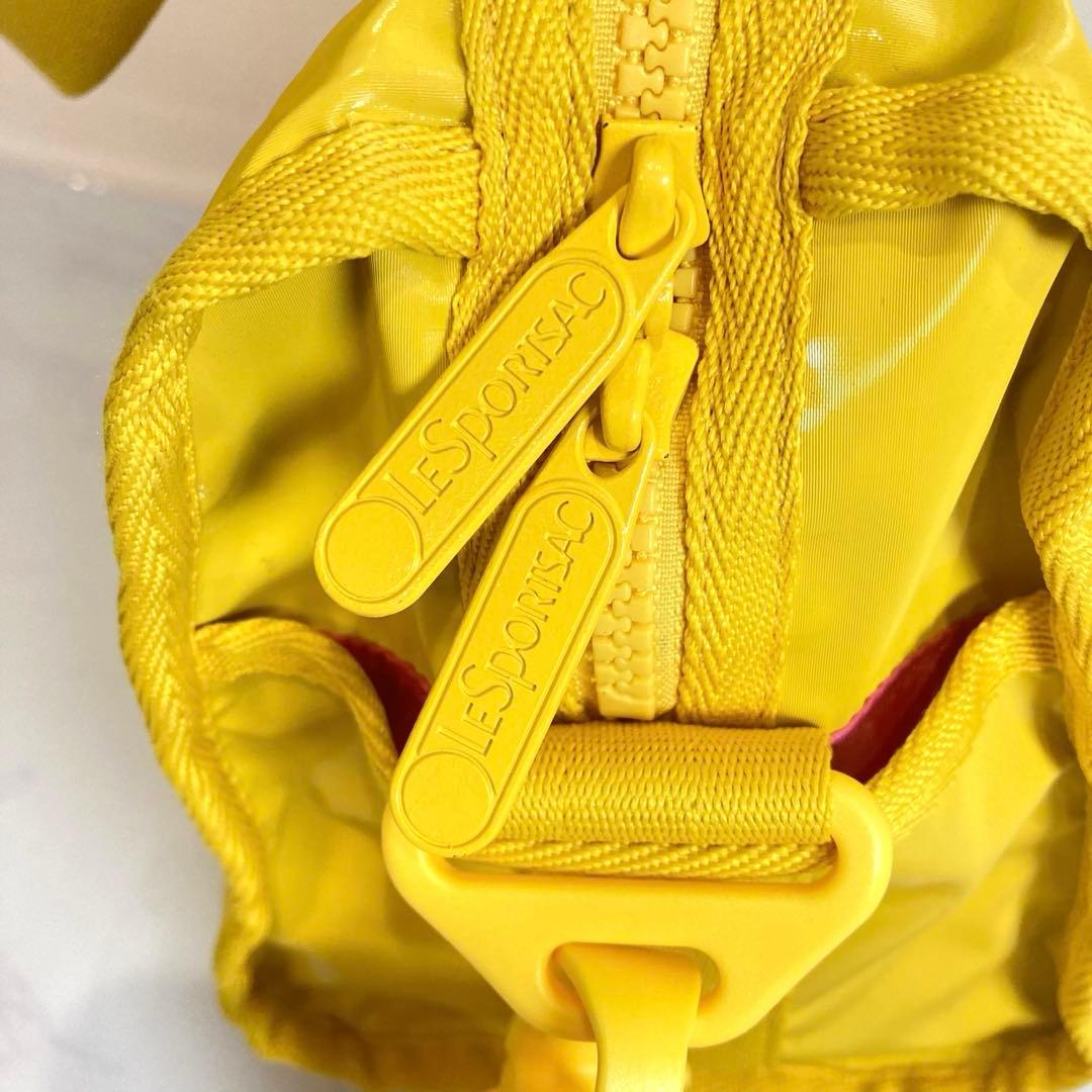 レスポートサック　ひとりっぷ　バイクボストン　ショルダーバッグ　イエロー