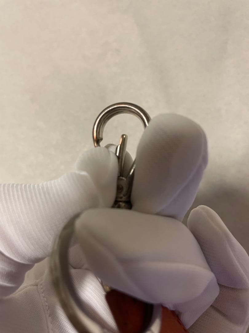 【（有)あずき太郎商店】プラダ PRADA サフィアーノレザー キーリング