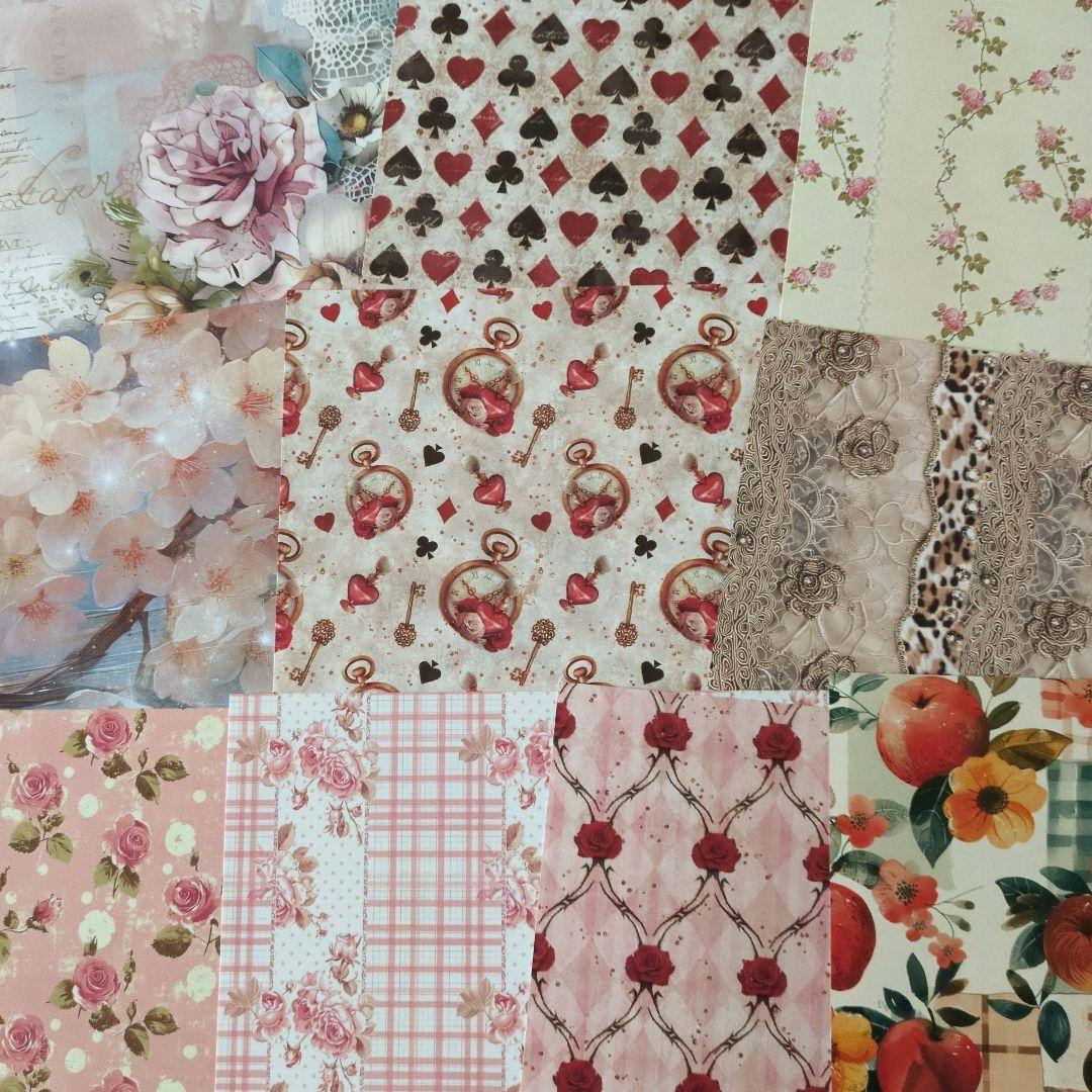 デザインペーパー︎︎‪✰４０枚 全部違うデザイン✰おすそ分け