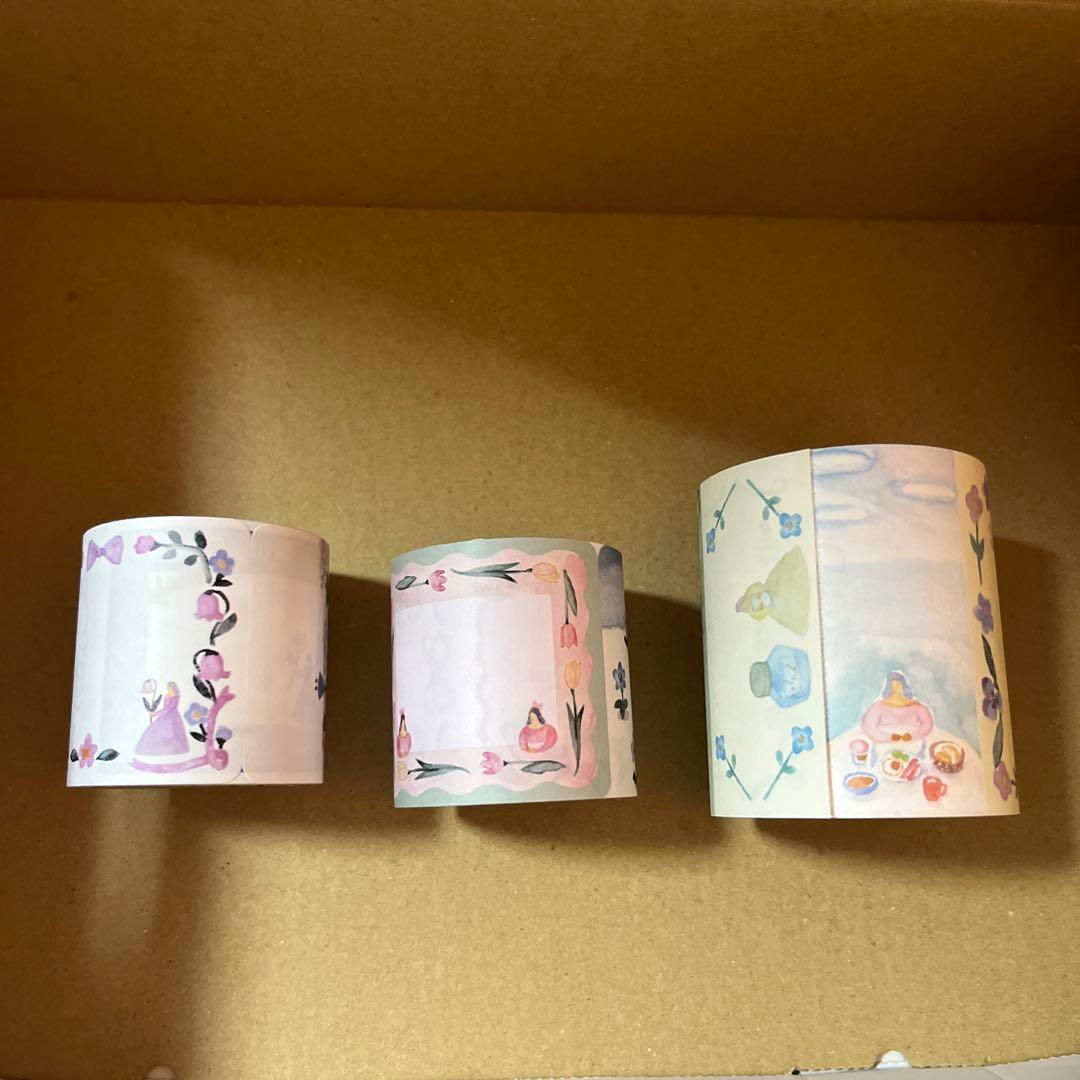 Y*A様 手紙社　ロール付箋　トビマツショウイチロウ　キンイロヒトデ　オビワン