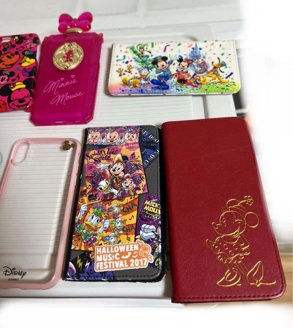 ディズニー、ミニー、ハロウィン、周年のスマホカバー