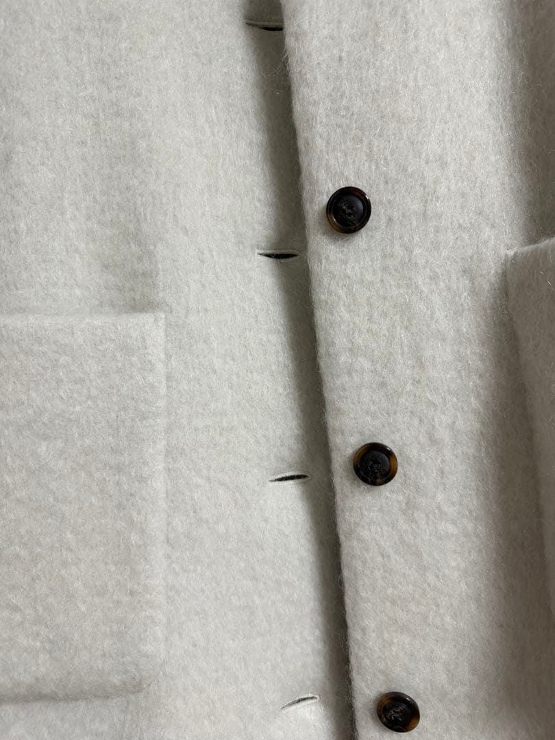 【新品】yori ヨリ ステンカラーシャギーコート 36 サイズ　【完売品】