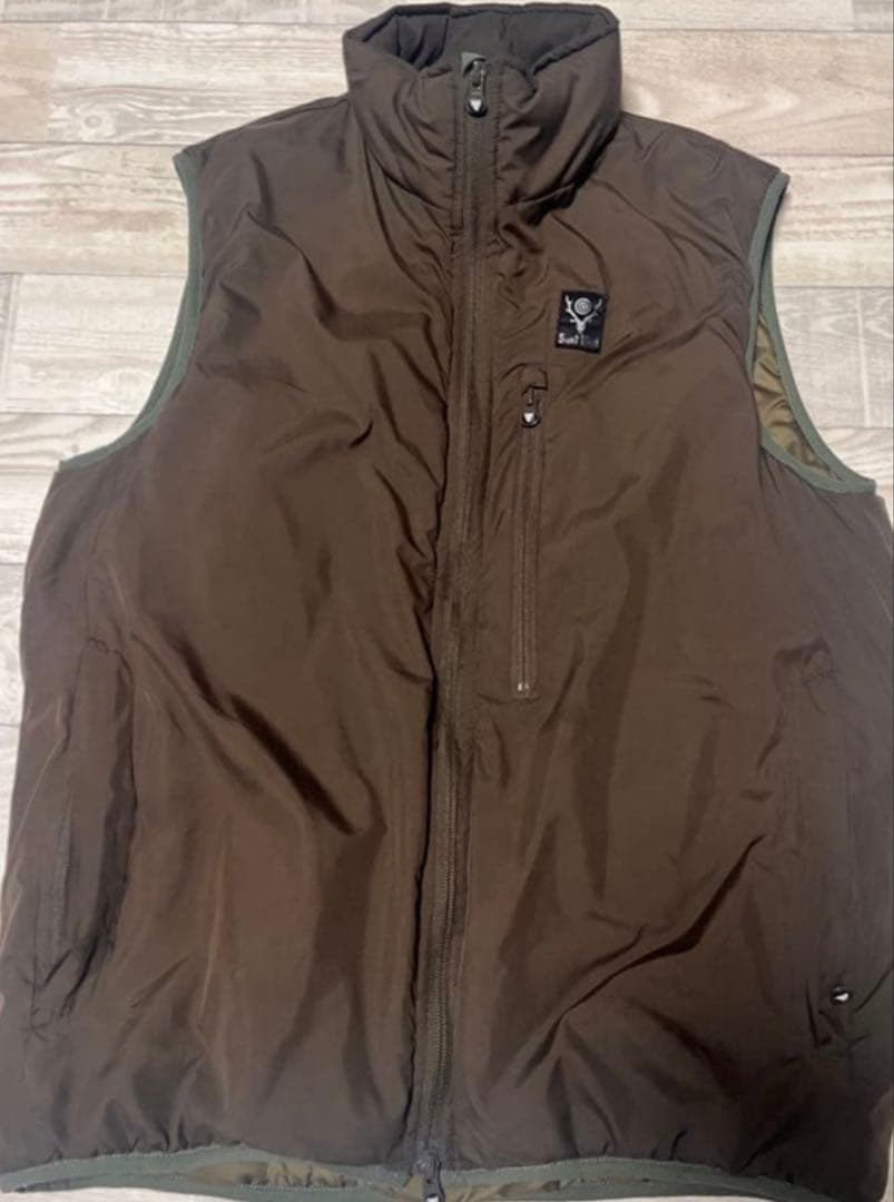 【限定値下げ】south2west8 サウスツーウエストエイトベスト ブラウンM