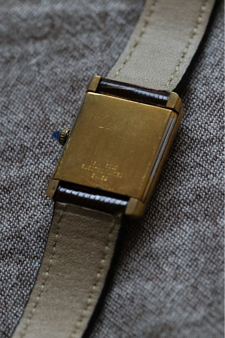 程度良好！カルティエのプレマストタンクSM