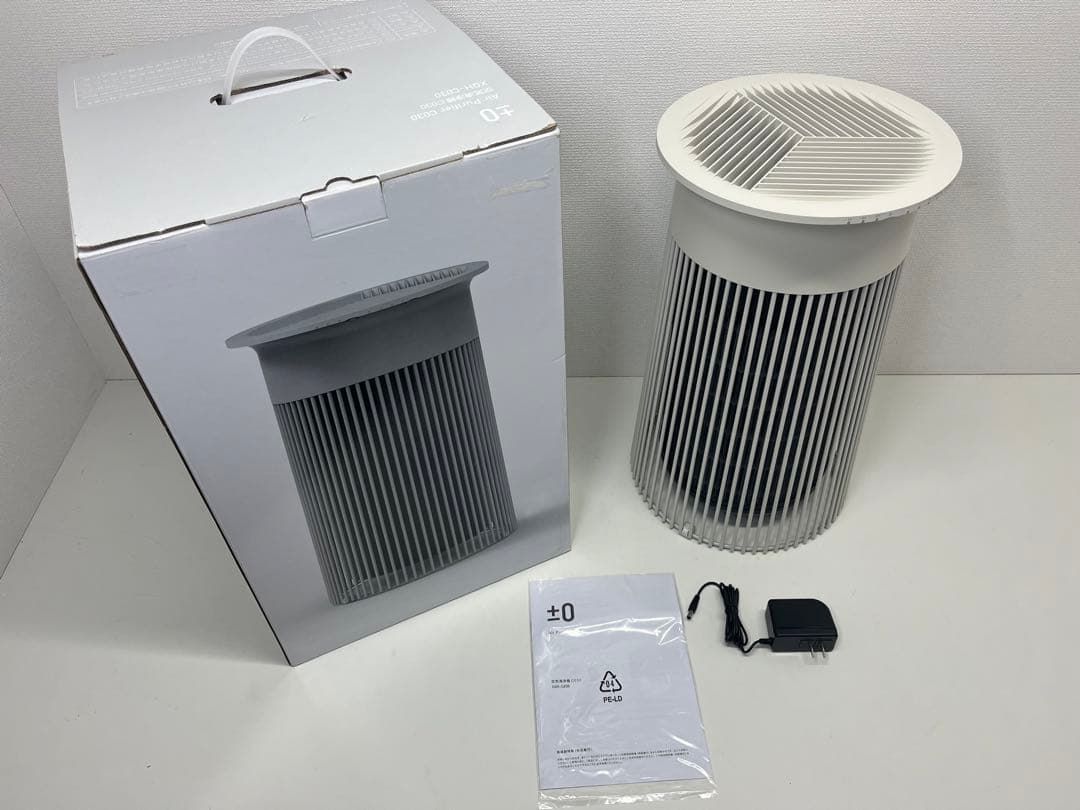 XQH-C030(W) ホワイト C030 空気清浄機 プラスマイナスゼロ ±0