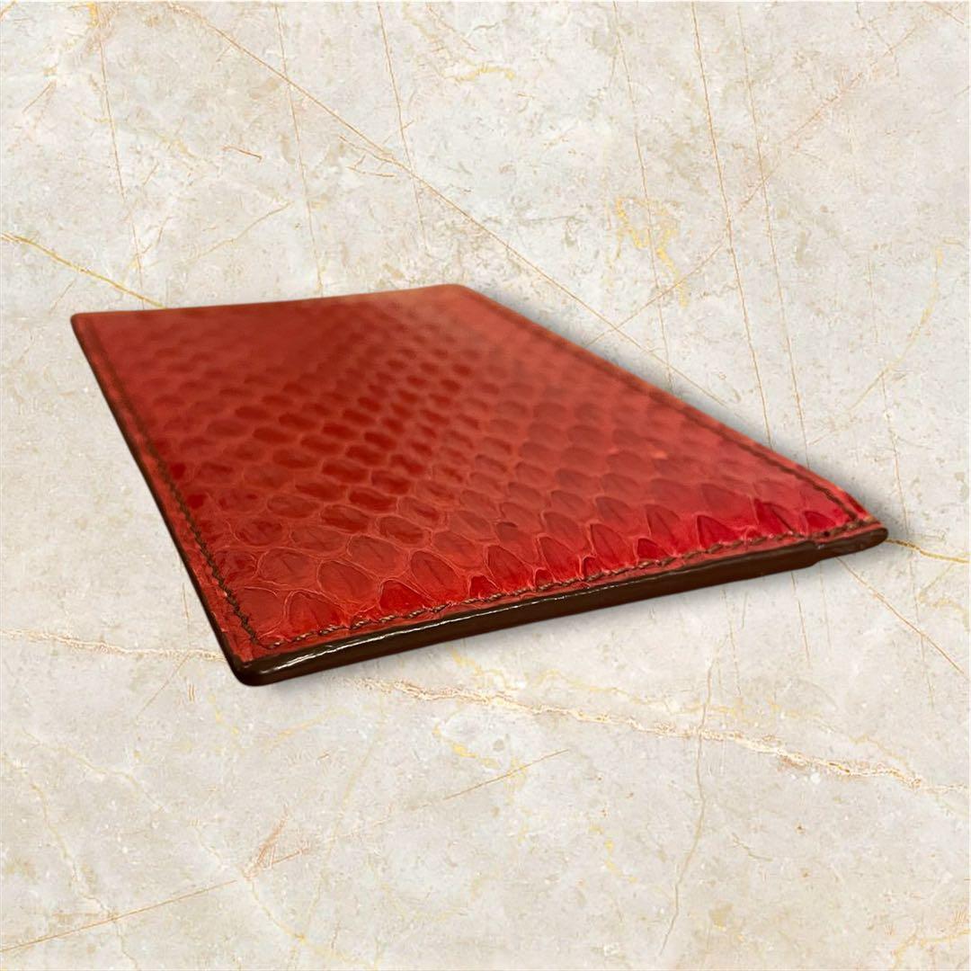 美品　カルティエ　Cartier　カードケース　名刺入れ　パイソンレザー