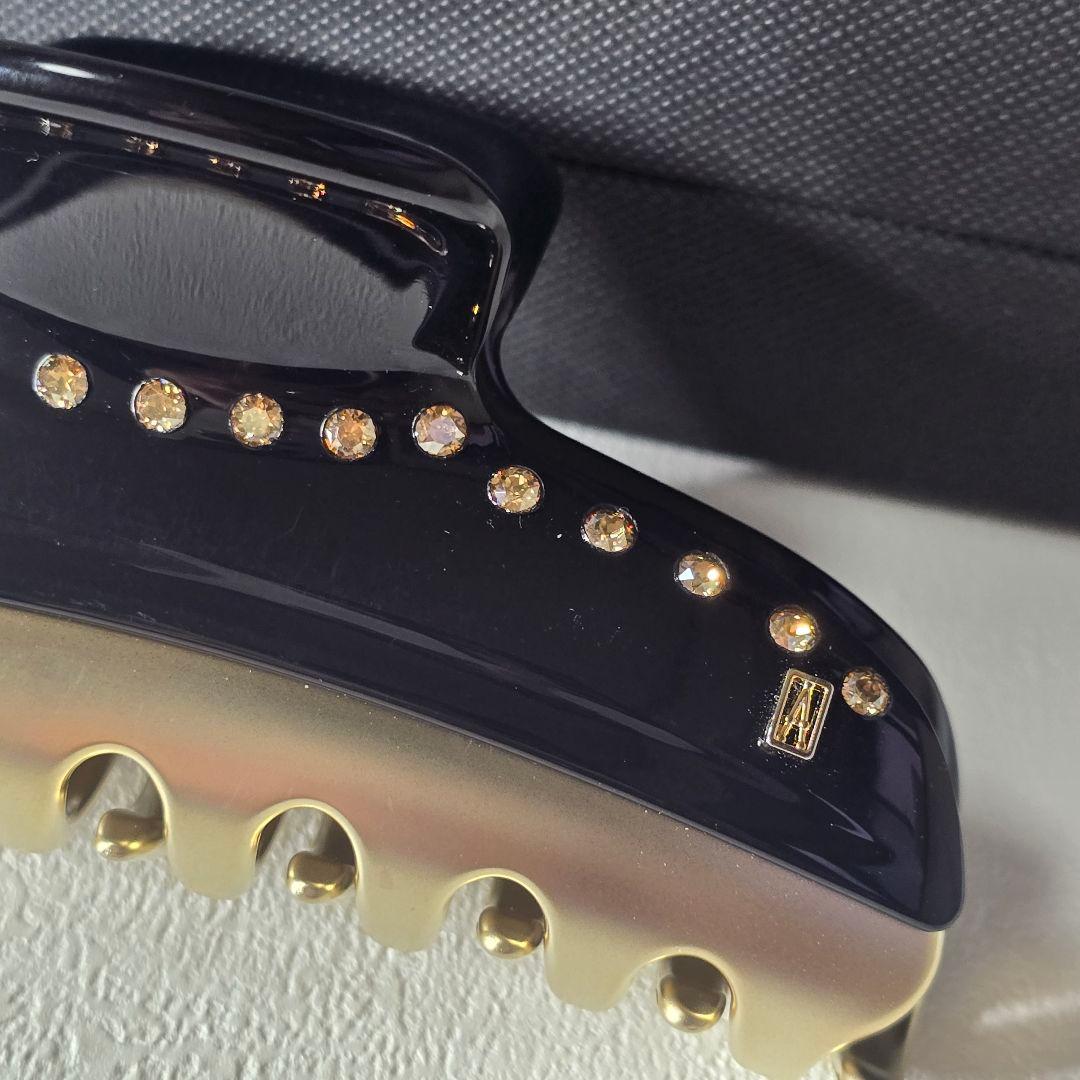 アレクサンドルドゥパリ VENDOME　 L クリップ キラキラ　ブラック