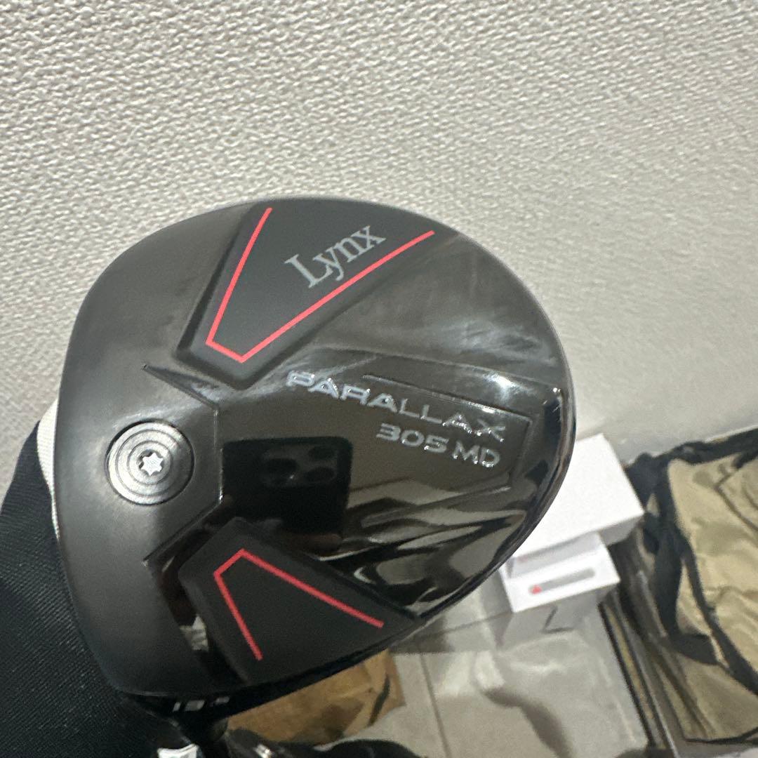 左利き Lynx PARALLAX305 ミニドライバー カーボン　美品中古品