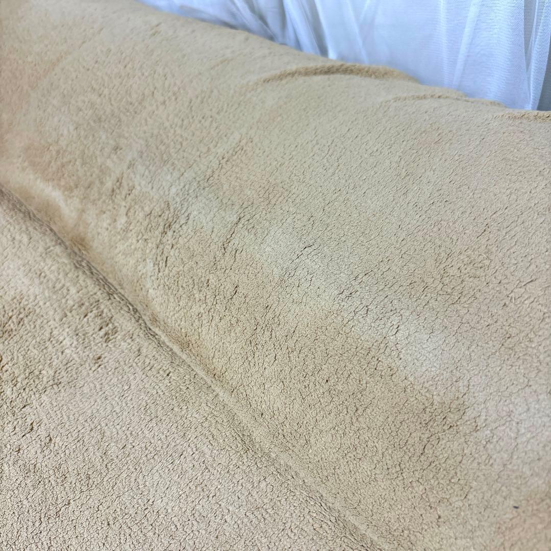 最終お値下げ‼️【LOWYA】 ソフトベージュ 2人掛けソファ　ベッド　座椅子