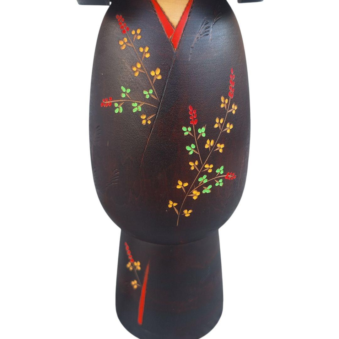 大型35cm 創作こけし 路傍 箱・銘札付 内閣総理大臣賞作家