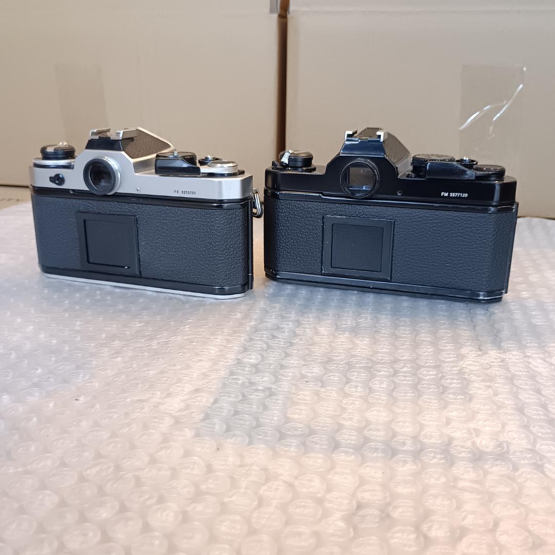Nikon FE FM フィルム一眼レフカメラ 50mmレンズ ジャンク出品