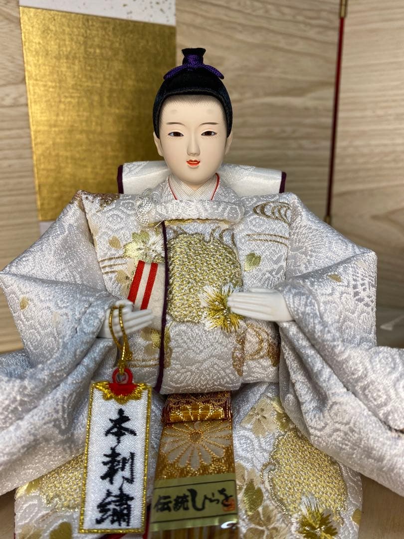 平安豊久　雛人形　親王飾り収納セット・サイズ間口約６０×奥行約３６×高さ約５５㎝