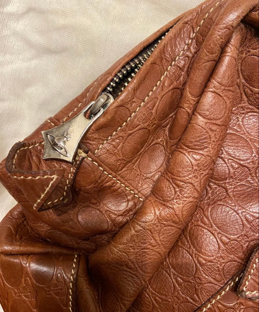 Vivienne Westwood ブラウンレザー バッグ