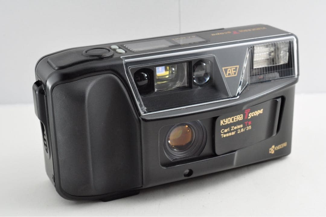 美品 KYOCERA T scopeフィルムカメラ Carl Zeissレンズ