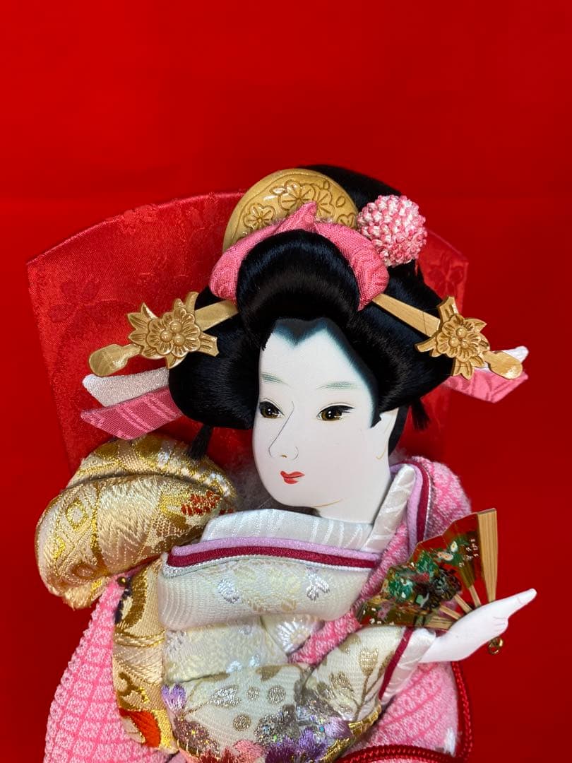 東京久月　羽子板ガラスケース１０号・サイズ　間口約２３×奥行約２１×高さ約４７㎝