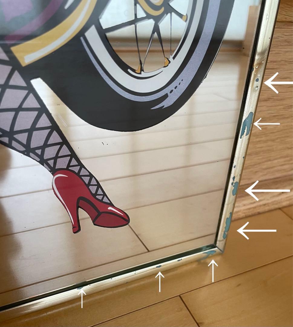 ベティちゃん　パブミラー　アンティーク　ベティ　鏡