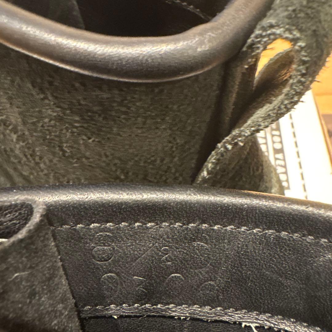 ブラックスエードワークブーツ サイズ9