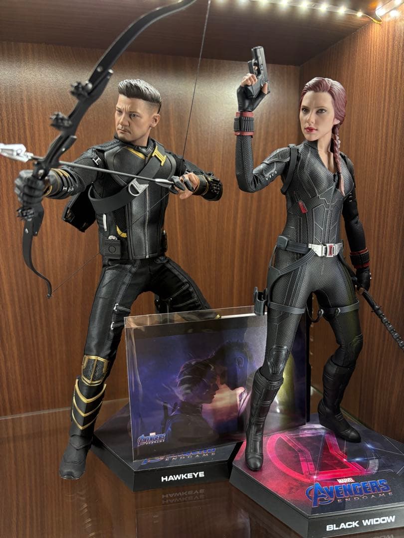 ホットトイズ ブラックウィドウ & ホークアイ(2体セット) / エンドゲーム
