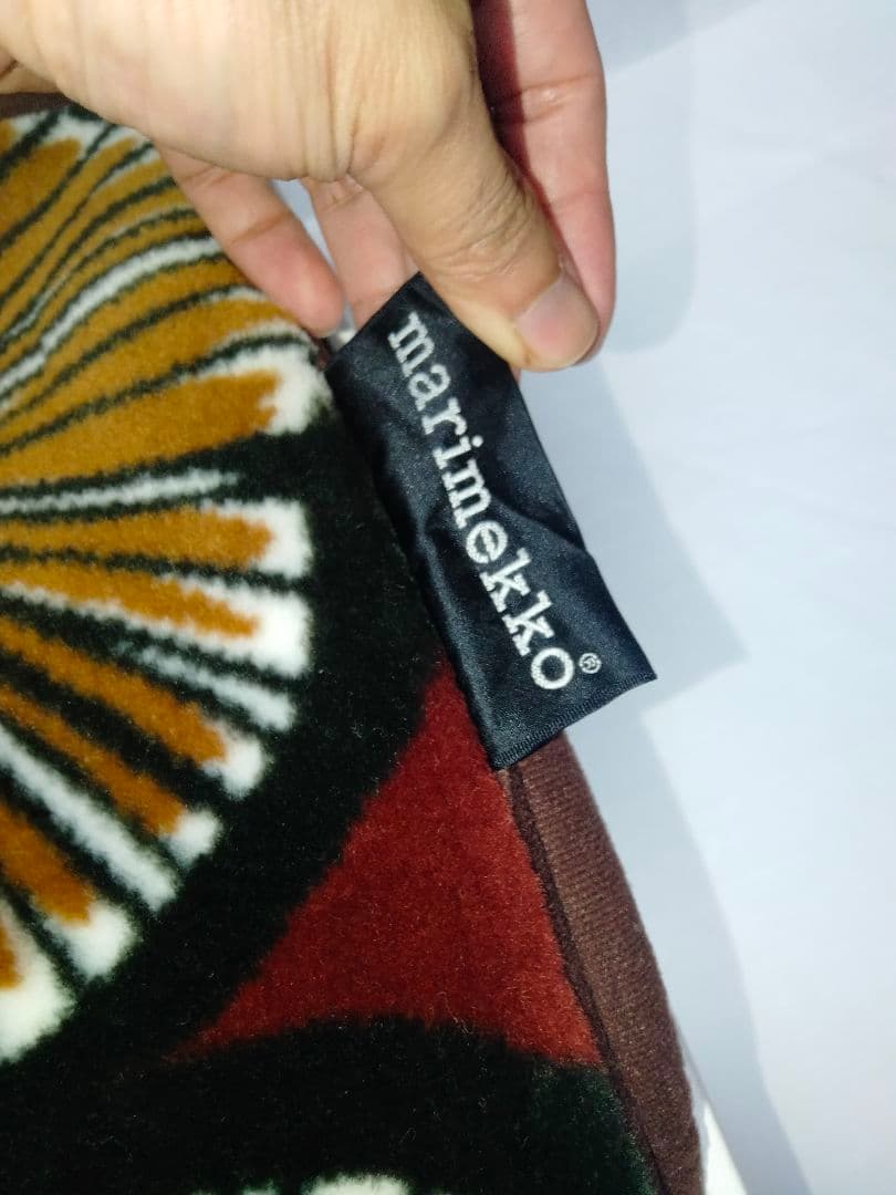 珠寿 マリメッコ MARIMEKKO 毛布 ブランケット かけ毛布