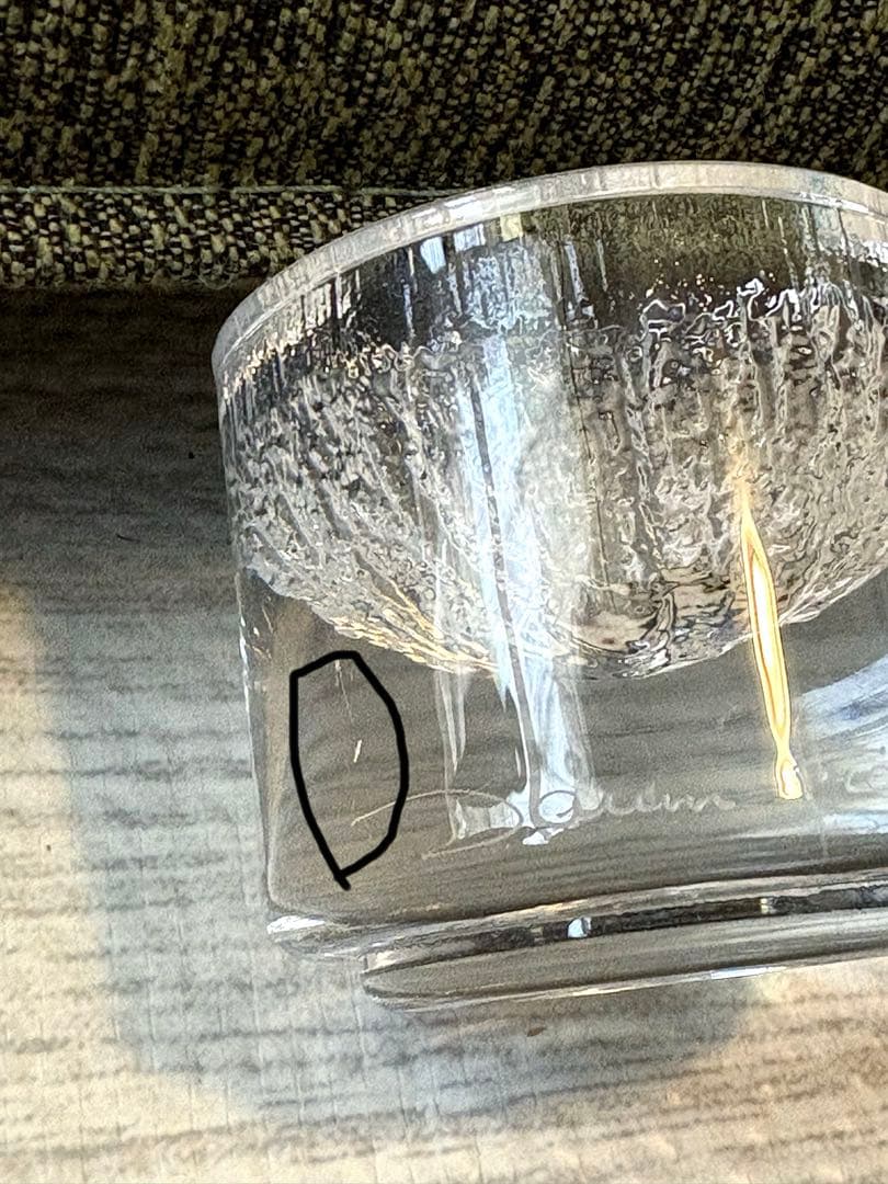 ドームナンシー クリスタルペーパーウェイトキャンドルたて