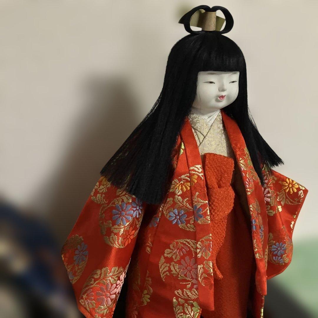 日本人形　男の子女の子　上品な顔立ち