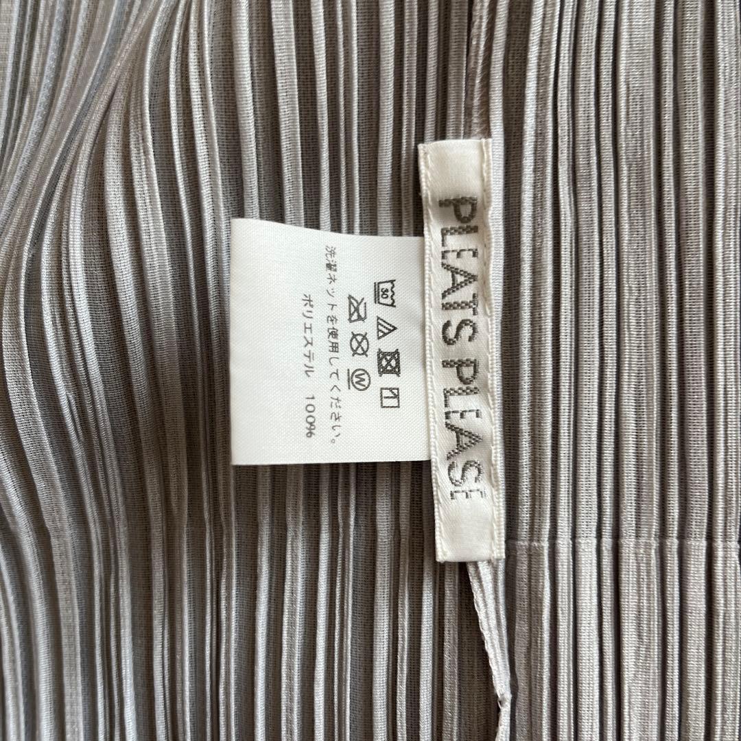 PLAYS PLEASE 薄いグレー カーディガン