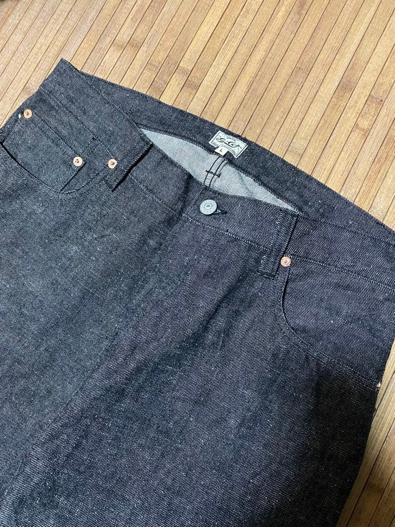 GOLD ゴールド 東洋エンタープライズ 14oz. ブラック ワイドデニム