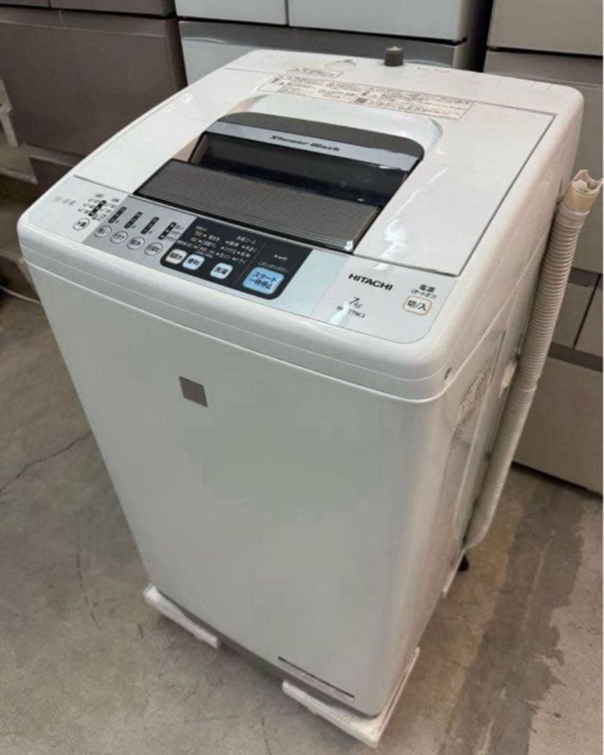 2017年式 7kg 白い約束 HITACHI洗濯機 NW-Z79E3
