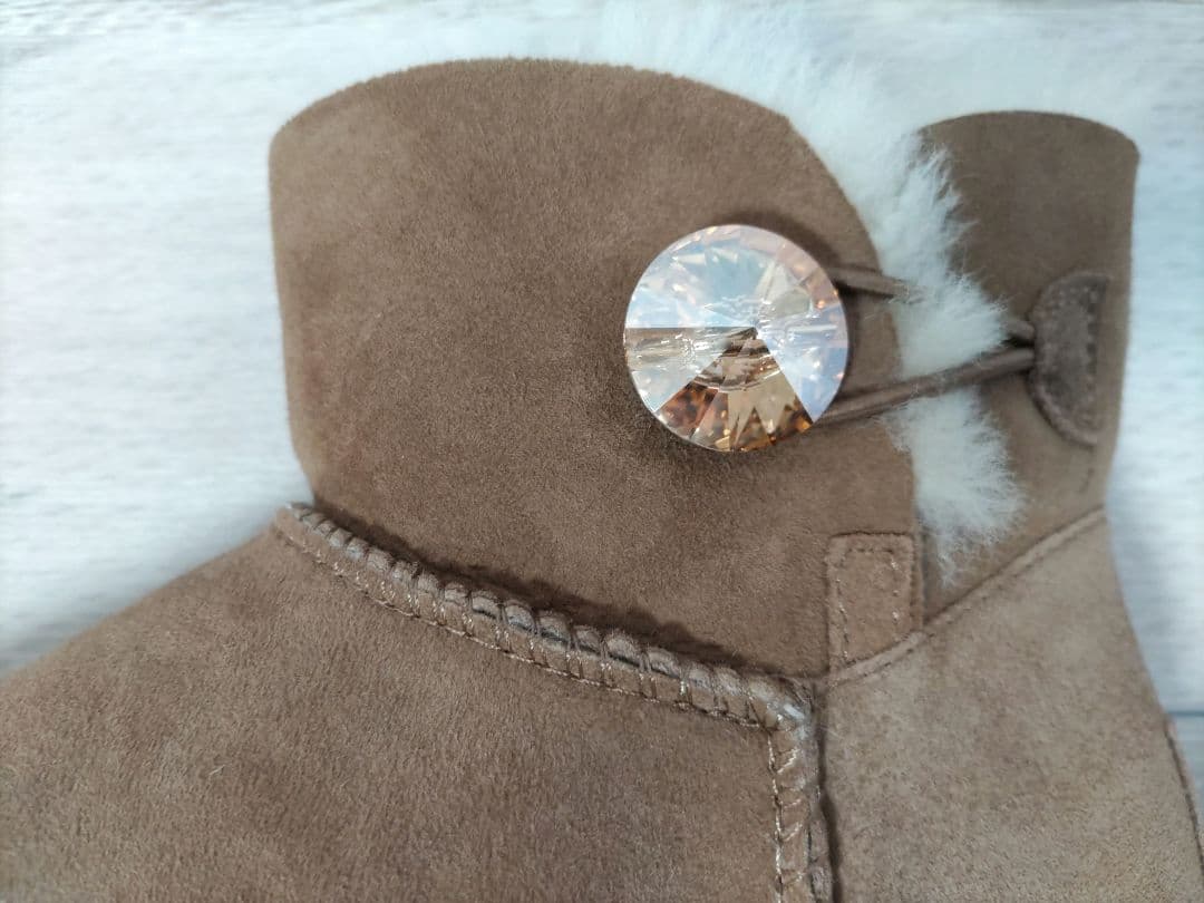 超美品✨UGG アグ スワロフスキー ムートンブーツ 24cm