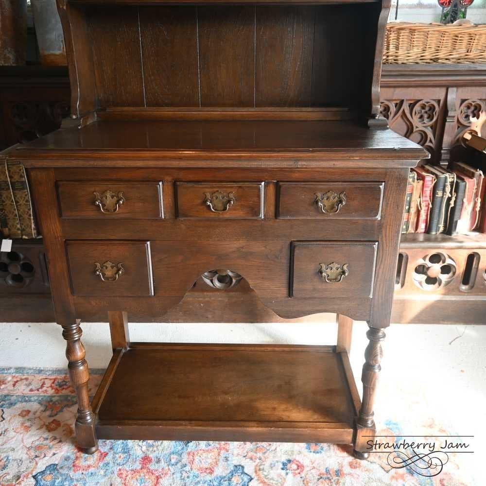 L3710-22 英国アンティーク キッチンキャビットカップボード 食器棚