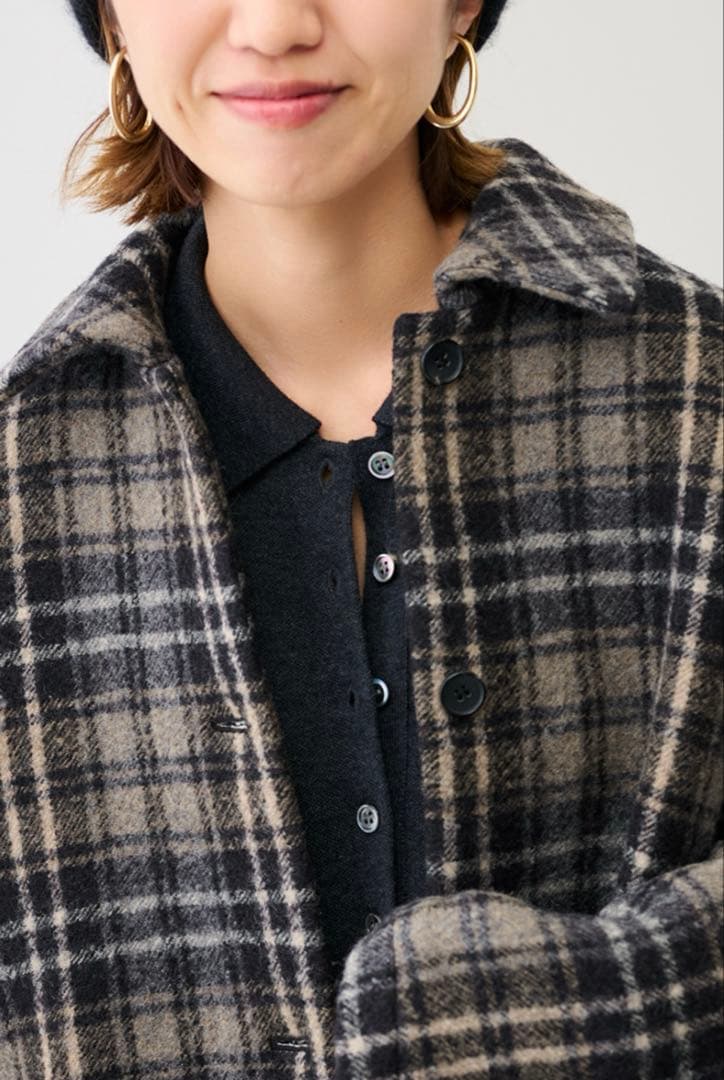 FRAMEWORK PRIMAチェックコート 36