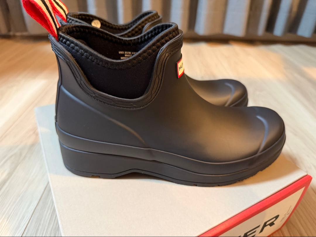 ハンター チェルシー ネオプレン ブーツ wfs3020 黒