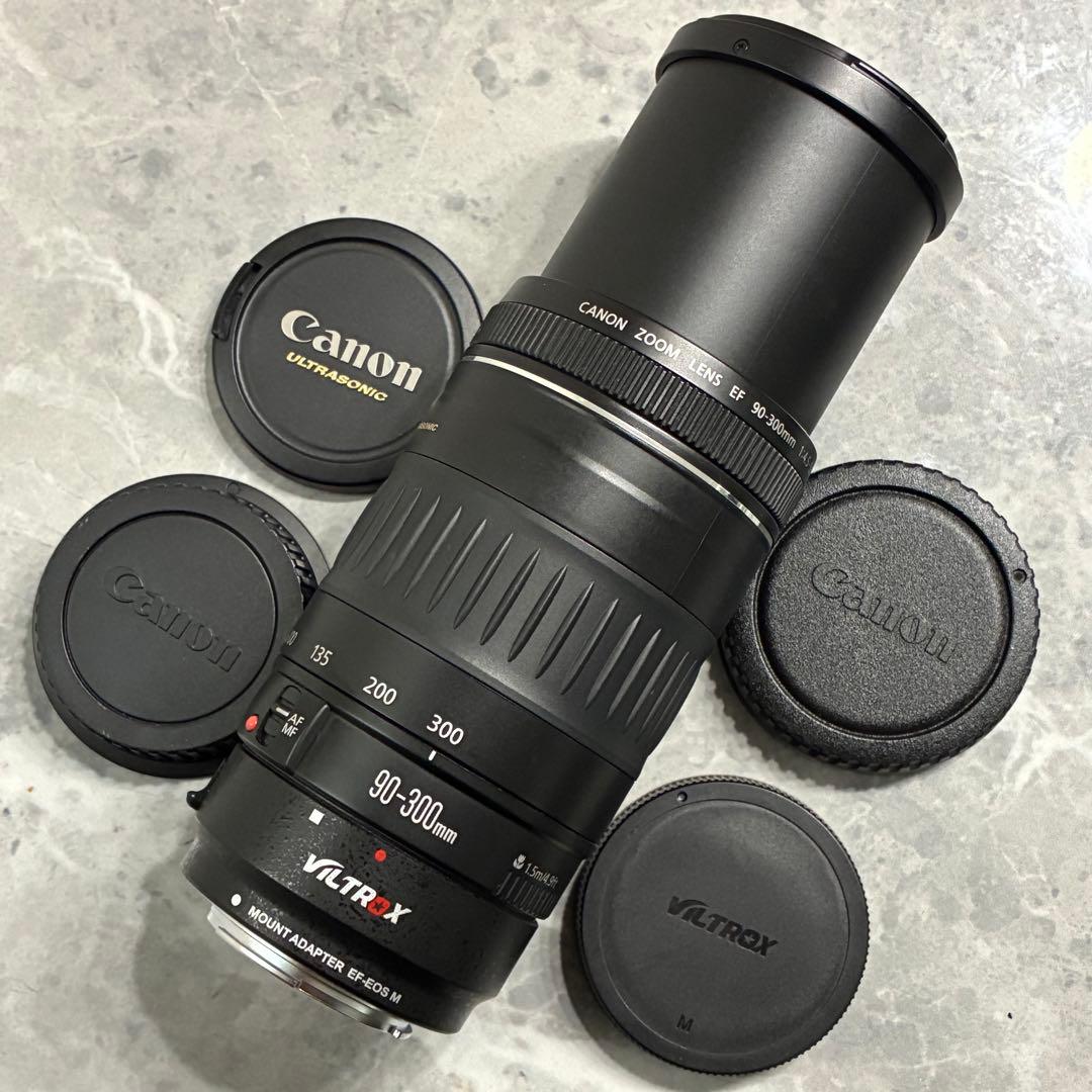 ⭐️美品⭐️Canon EF 90-300mm & EF-EOS M アダプター