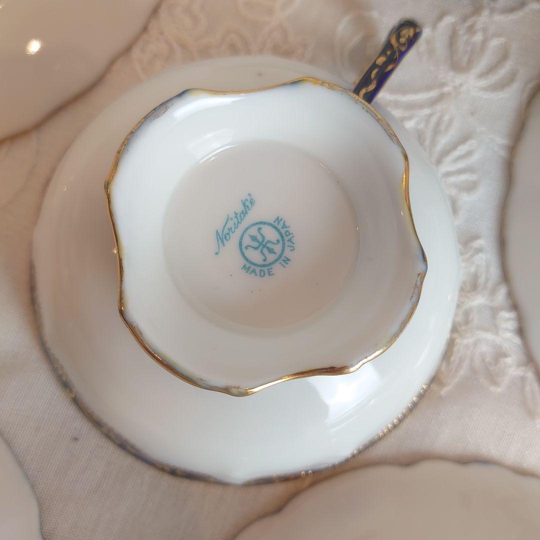 オールドノリタケ　ティーカップ＆ソーサー　ケーキ皿　大皿　豪華絢爛7点セット