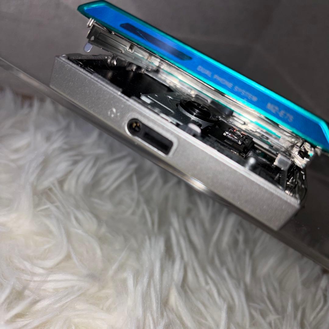 【完動品】SONY MD WALKMAN MZ-E75 グリーン MDプレーヤー